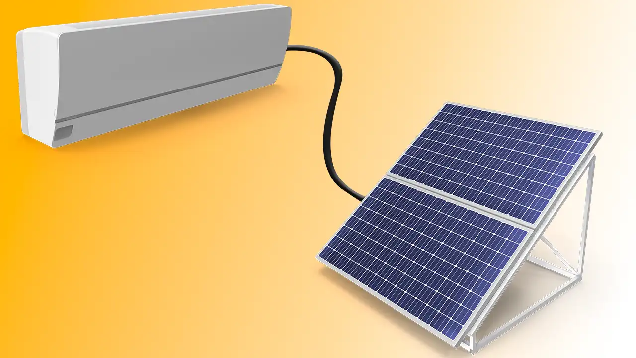 placa solar para ar condicionado