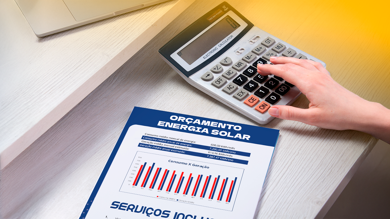 prejuízo no orçamento de energia solar