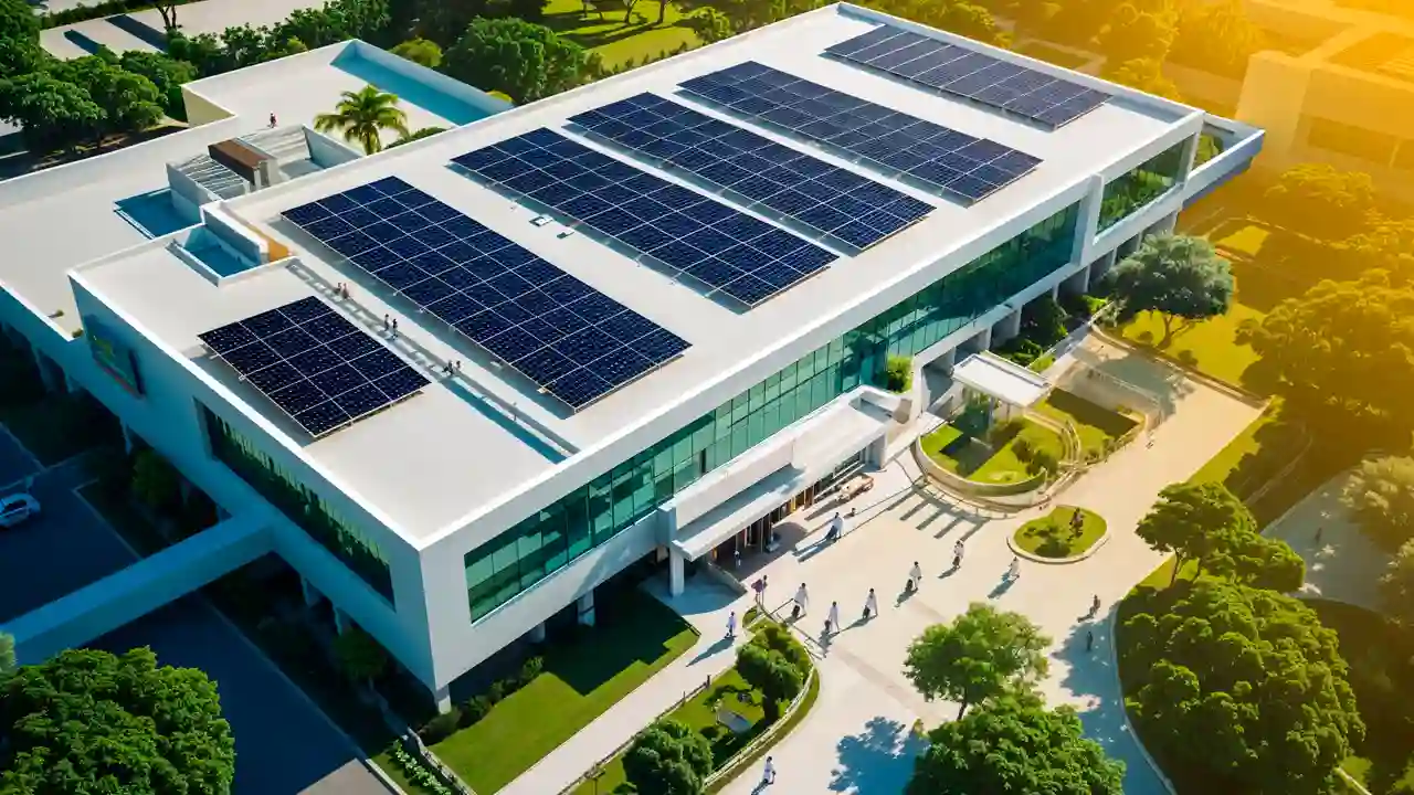 Energia solar para hospitais clínicas e consultórios médicos