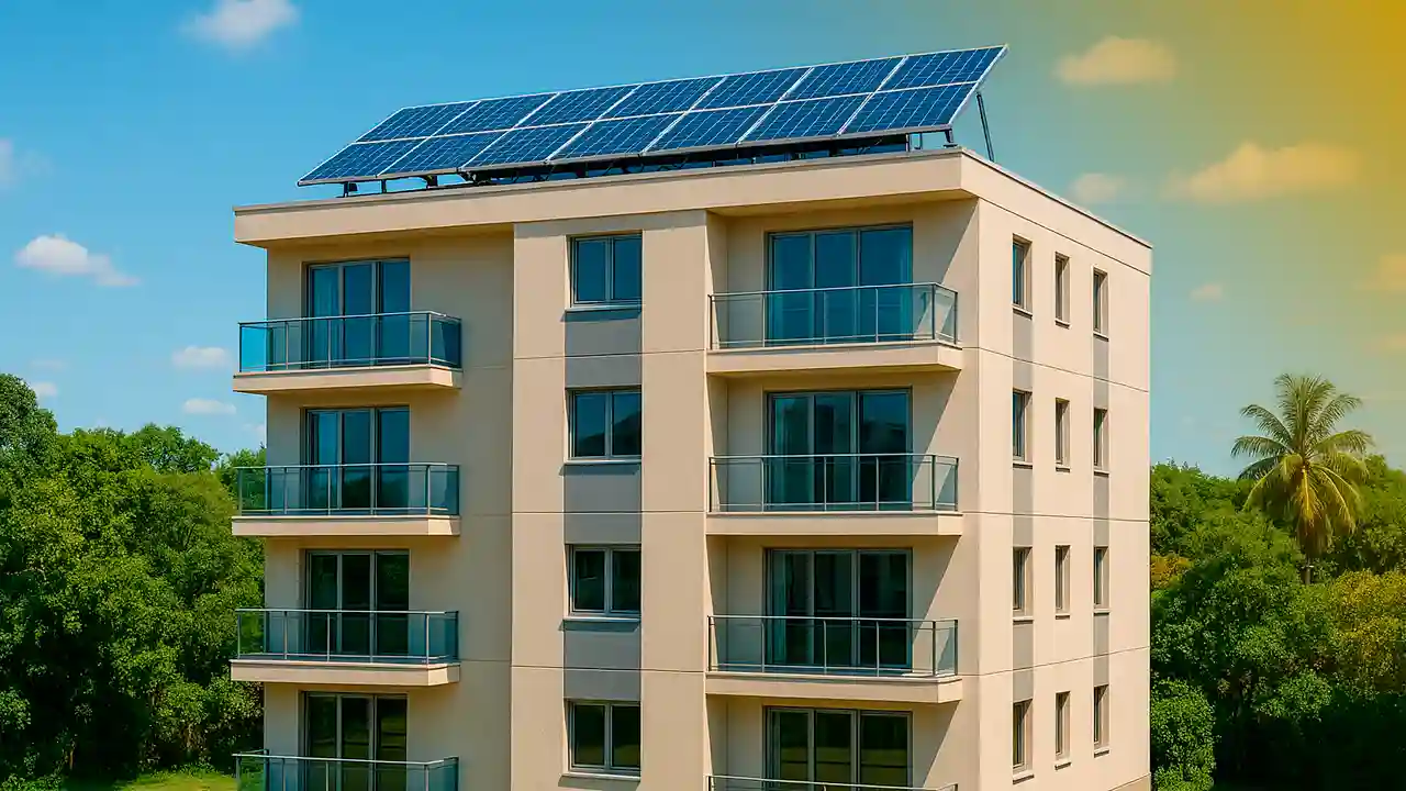 energia solar em apartamento